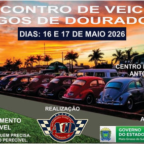 Dourados recebe 6º Encontro de Veículos Antigos em maio