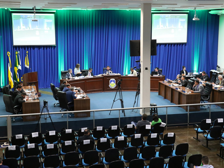 Câmara fará duas sessões ordinárias na segunda-feira, 3