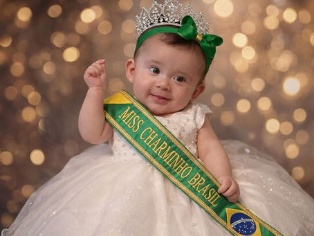 Angela Ximenes, de Dourados, conquista título de Miss mais jovem do Brasil