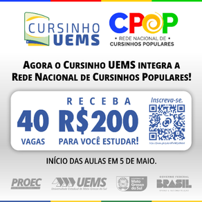 Cursinho UEMS é selecionado pelo MEC e passa a integrar rede nacional de educação gratuita