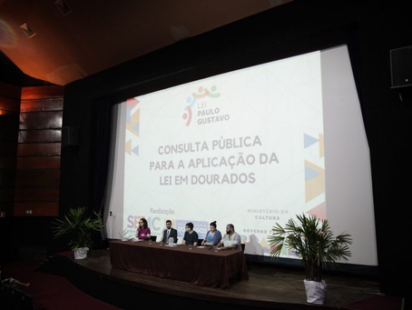 Prefeitura realiza primeira audiência para aplicação da Lei Paulo Gustavo em Dourados
