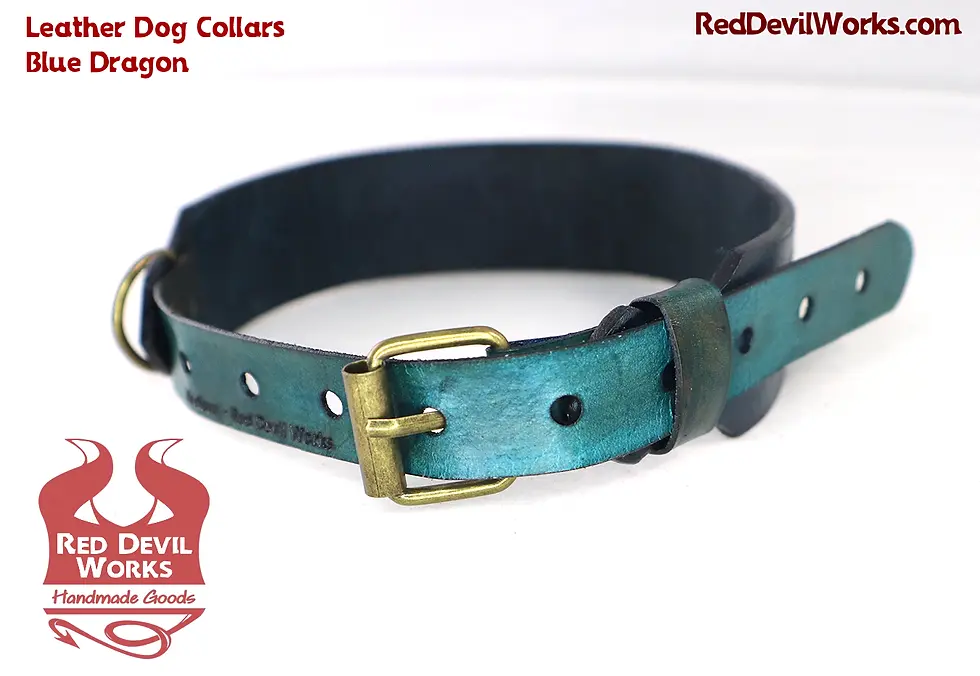 Thumbnail: Blue Dragon Collar - Medium