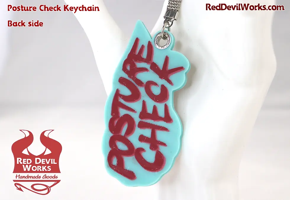 Thumbnail: Posture Check Keychain