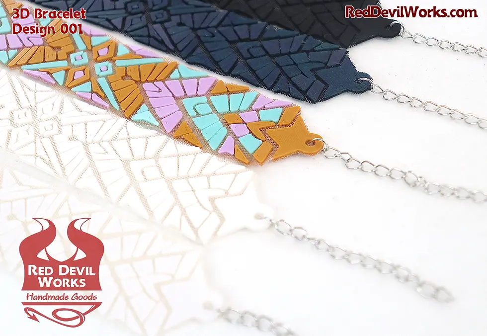 Thumbnail: Design 001 - Holo 3D Printed Bracelet