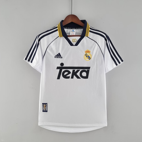1999-2000 Real Madrid Home Retro Football Kit Teka | Nostalgia