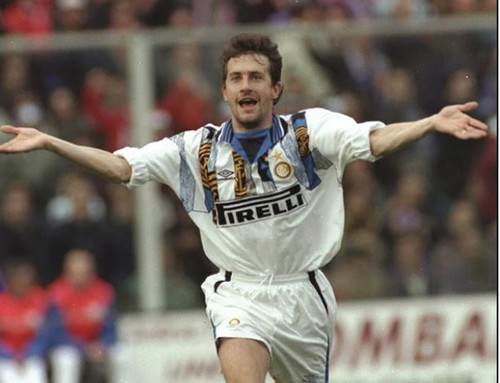 1995/1996 Inter Milan Away Retro Football Kit | Nostalgia Retro Kit