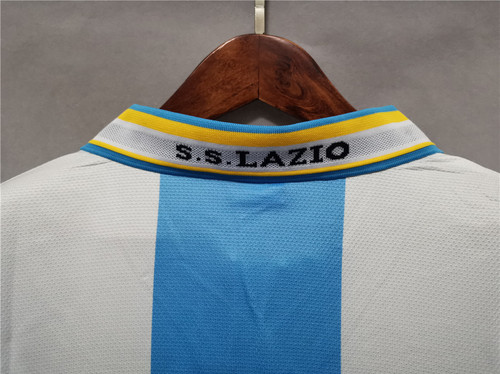 1999-2000 Lazio Third Stripes Retro Football Champions League Kit