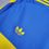 Thumbnail: Blue and yellow Adidas shirt, close-up of logo. 1996 GERMANY AWAY RETRO KIT. Nostalgia Retro Kit