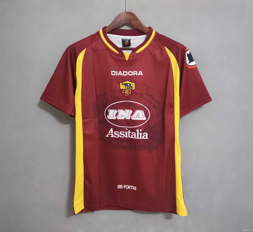 1997/1998 A.S. ROMA HOME RETRO FOOTBALL KIT | Nostalgia Retro Kit