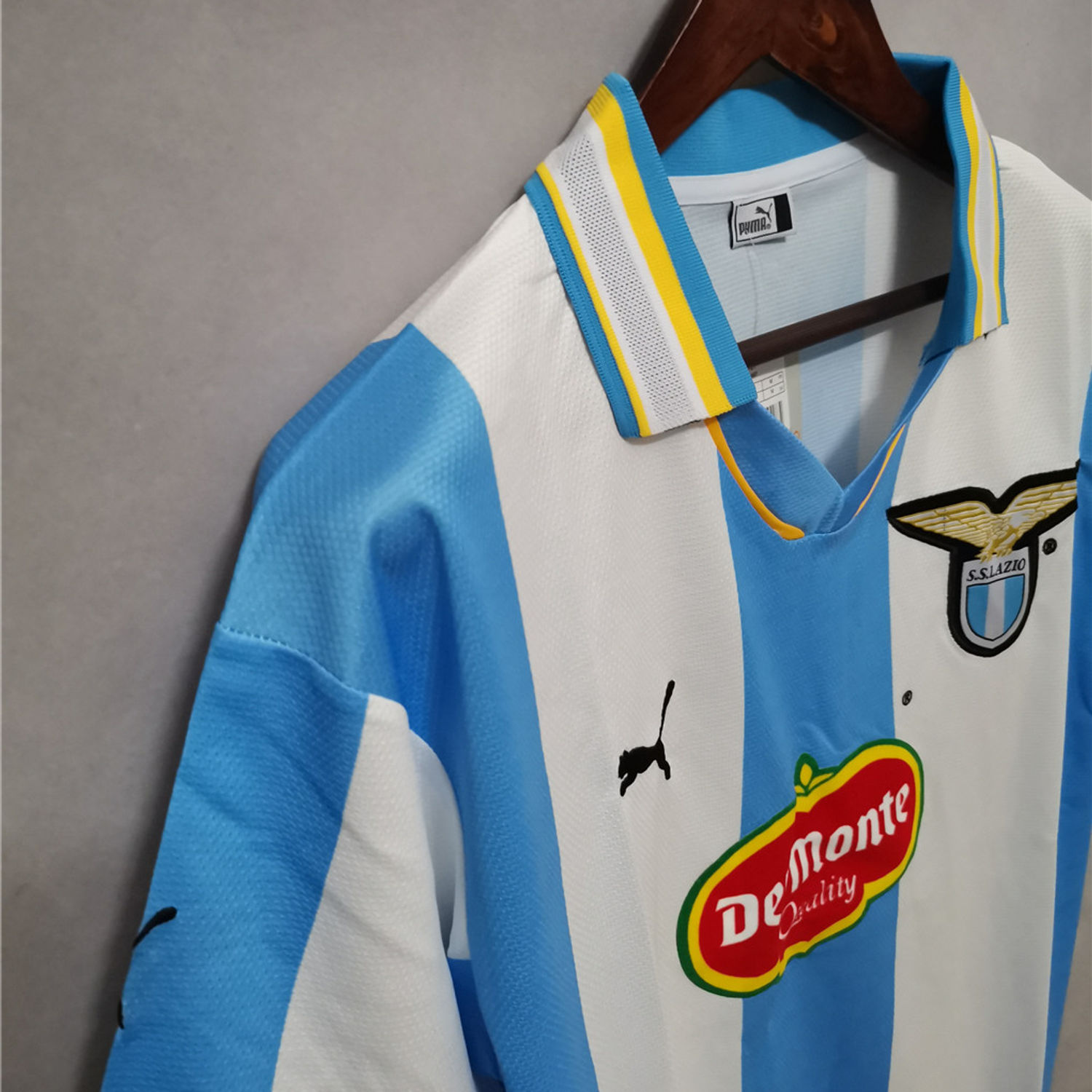 1999-2000 Lazio Third Stripes Retro Football Champions League Kit 