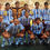 Thumbnail: Argentina national football team posing in light blue and white stripes jerseys.