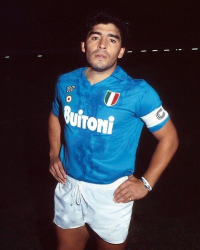 1987-1988 Napoli Home Retro Football Kit Buitoni Maradona