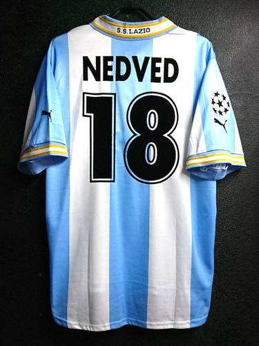 1999-2000 Lazio Third Stripes Retro Football Champions League Kit