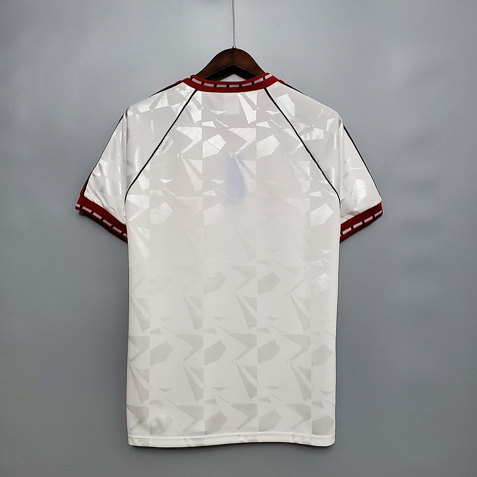 Thumbnail: White retro football shirt back view, 1983/1985 FIORENTINA HOME RETRO FOOTBALL KIT NR, Nostalgia Retro Kit.