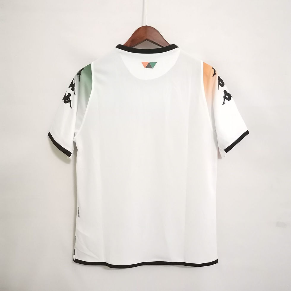 Thumbnail: White jersey with black trim. 2006/2007 TOTTENHAM AWAY RETRO KIT SPURS. Kappa brand nostalgia retro kit.
