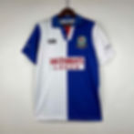Blackburn Rovers Retro Football shirt with McEwan's Lager logo. Nostalgia Retro Kit