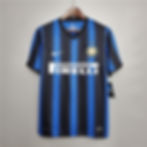 Inter Milan football shirt with Nike logo and Pirelli text on the front