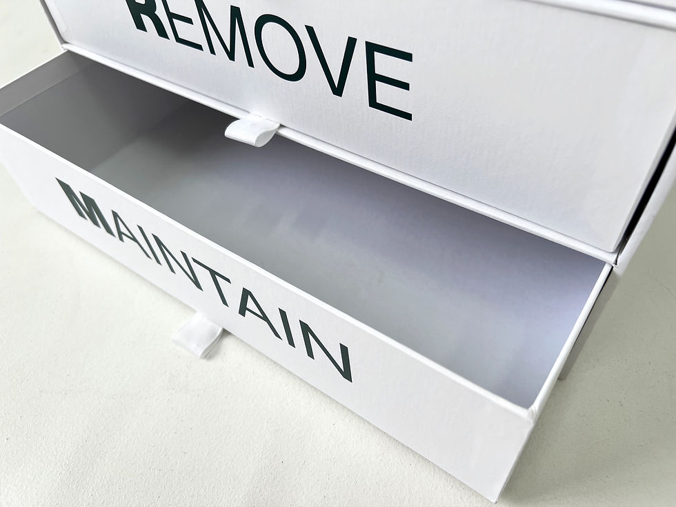 Коробка с ящиками для профессиональной косметики