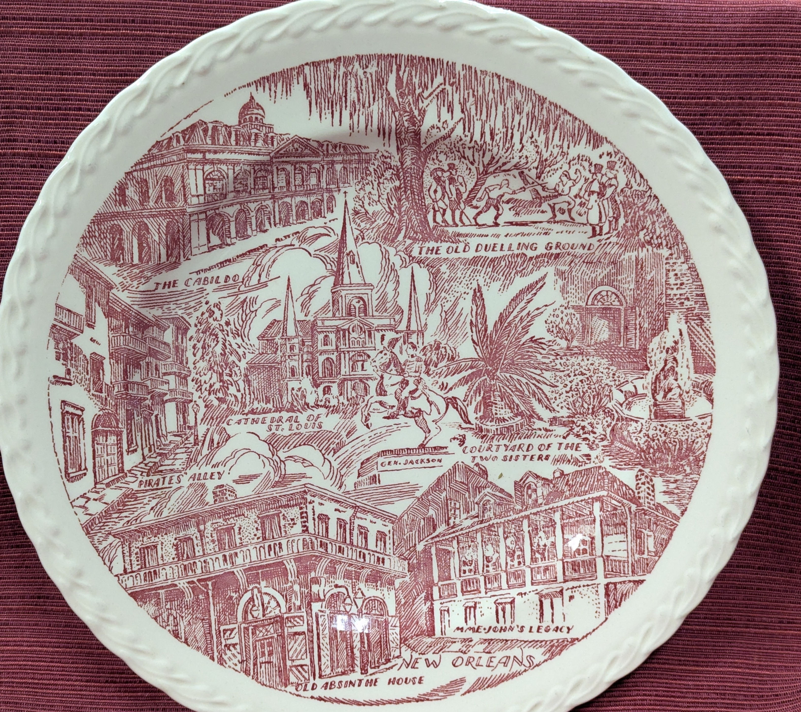 City of New Orleans - Decor Plate