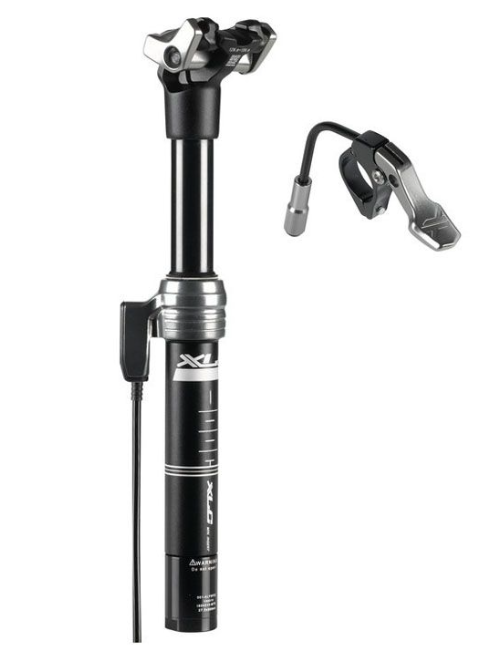 XLC Teleskopsattelstütze SP-T08 Ø27,2mm, 300mm, sw, Remote Hub 65mm