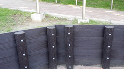 土留柵 樹脂杭 Yamamu