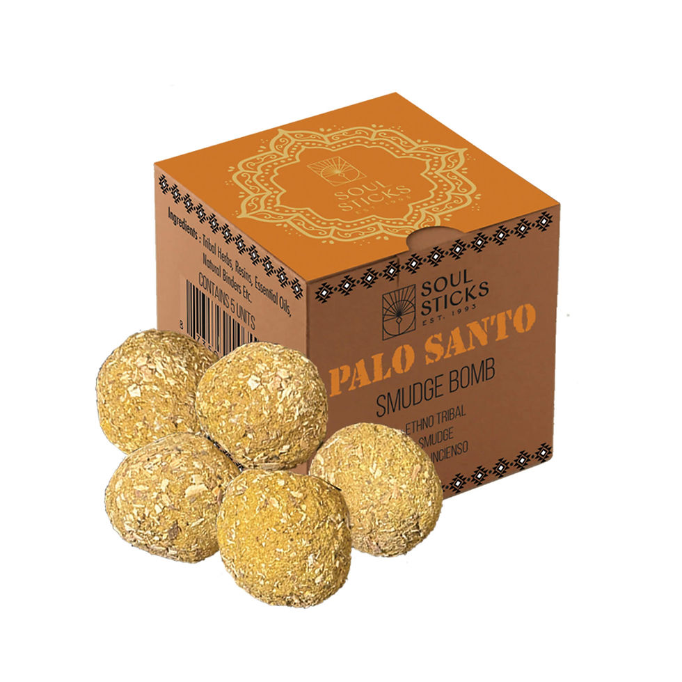 Palo Santo ethno-tribal smudge bomb incense