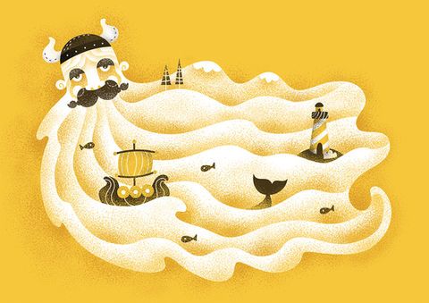 Icelandic Viking - Illustration