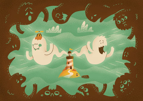 Ghosts of the Lighthouse - Illustration