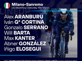 Abner González en la Milán San Remo este próximo Sábado