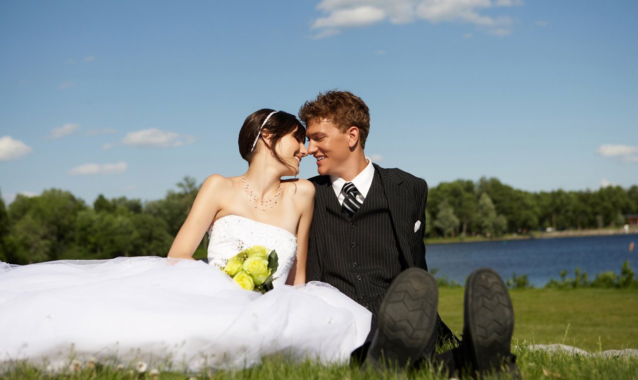 結婚式の写真