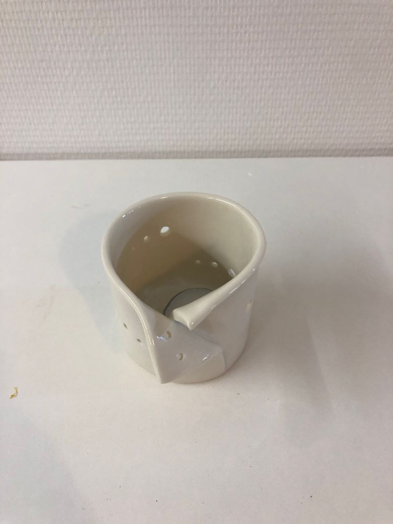 Miniature : Bougeoir en porcelaine