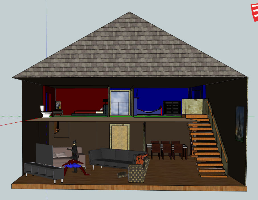 Fake house