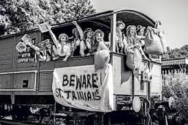 The Great St Trinian's Train Robbery - we promise your trains will be better organised and less crowded!