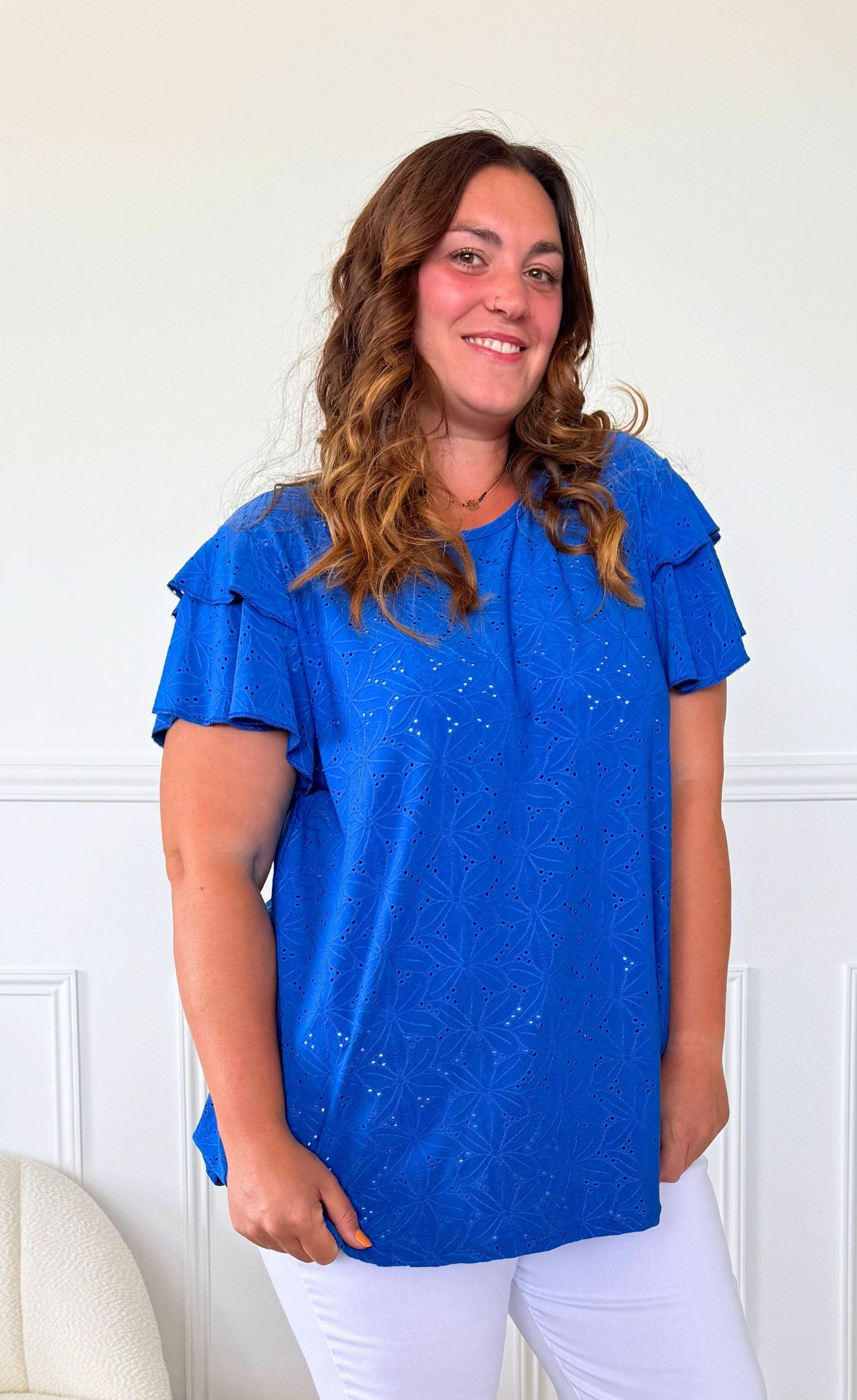 Top broderie anglaise Samara 🇮🇹