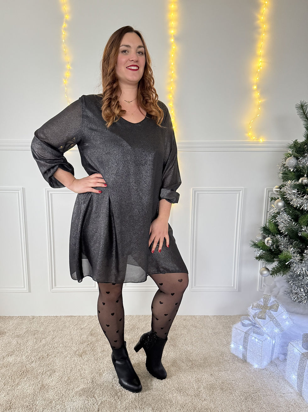 Robe voile paillettes Holly