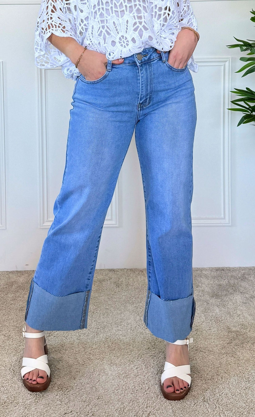 Miniature : Jean wide leg Laurine