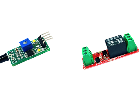 Automatic Water Sprinkler System with Muonix Flame Sensor and Relay Module