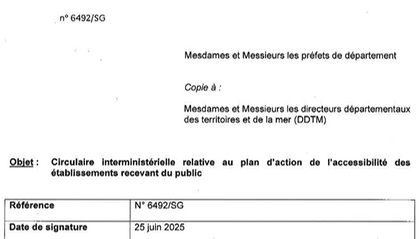 Extrait de la circulaire du 25 juin 2025