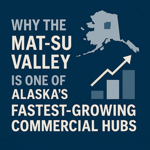a.i. graphic of why the mat su valley is one of Alaskas fastest growing commercial hubs