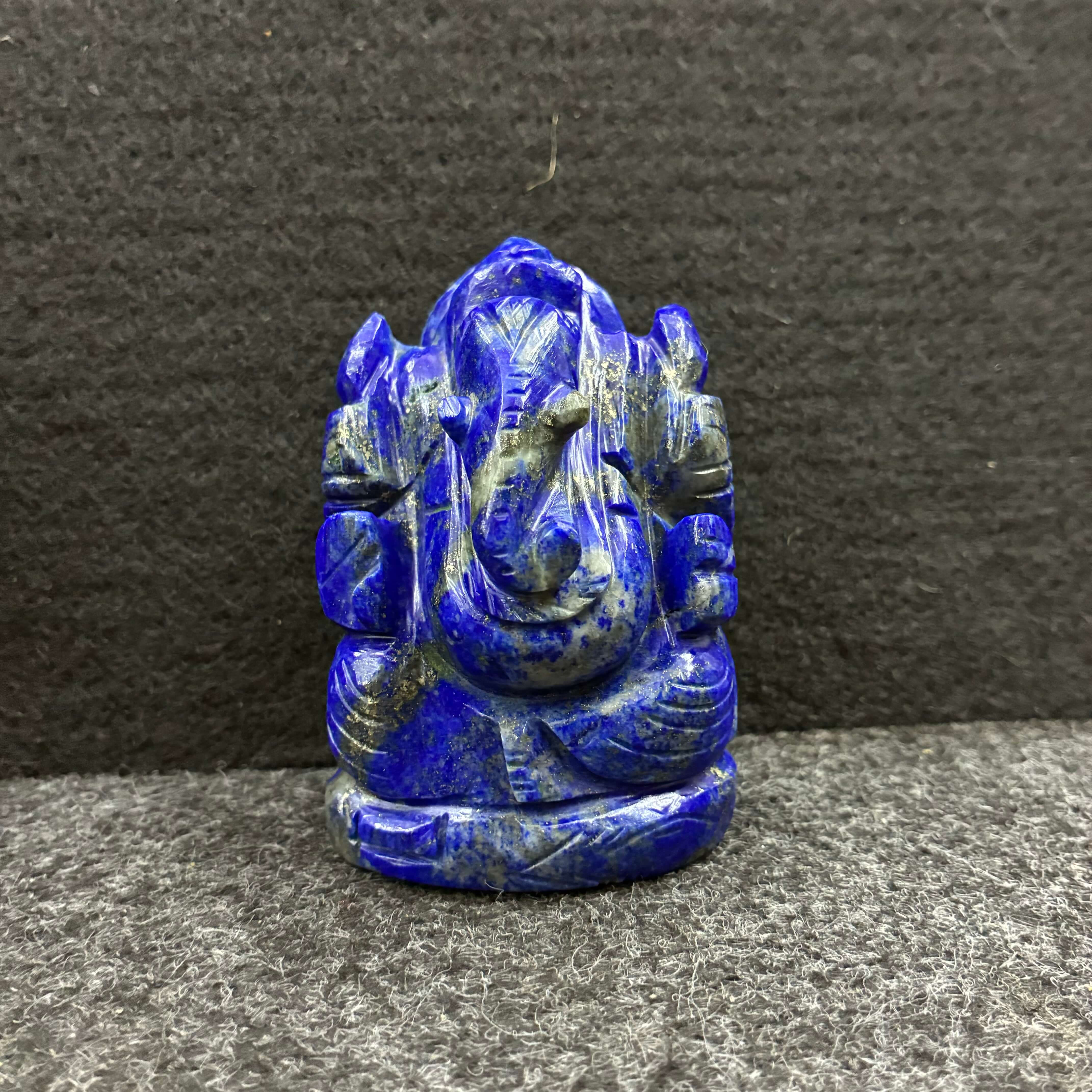Natural Gemstone Ganesha Carving