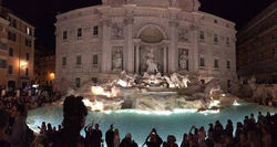 Reinauguracion Fuente de Trevi