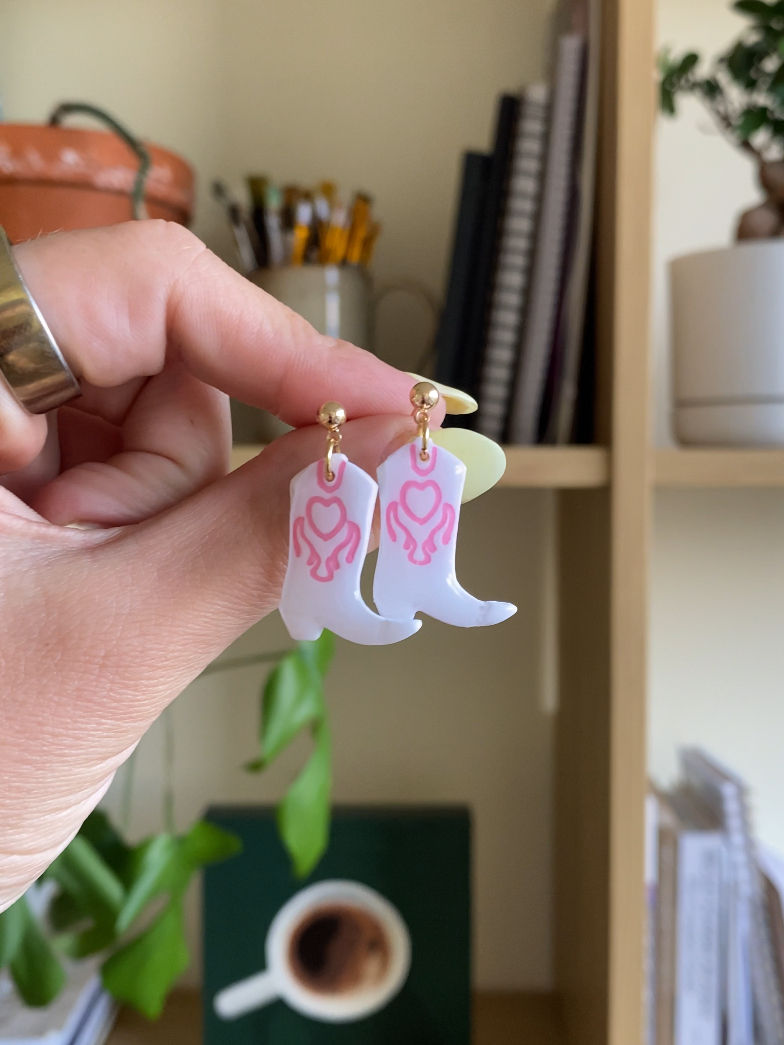 Thumbnail: Cowboy Boot Earrings