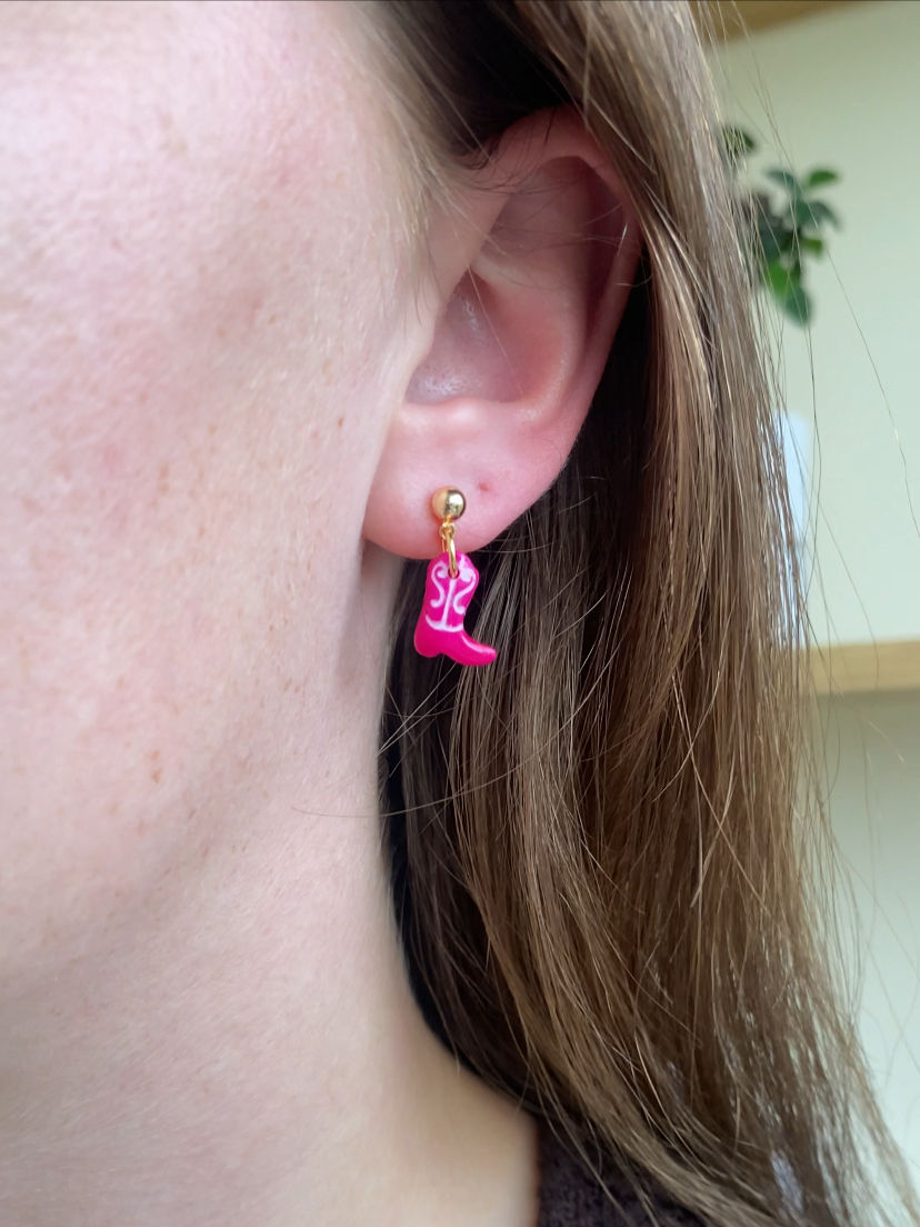 Thumbnail: Mini Cowboy Boot Earrings