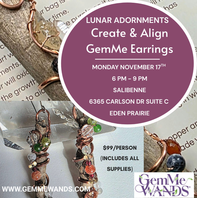 Lunar Adnorments:: Create & Align GemMe Earrings