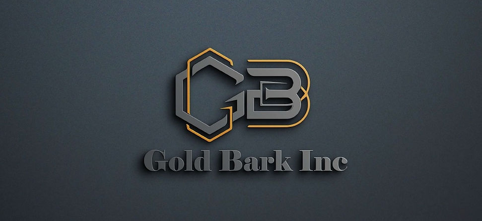 A high-quality logo featuring [Gold Bark INC] Created this high quality LOGO brand.