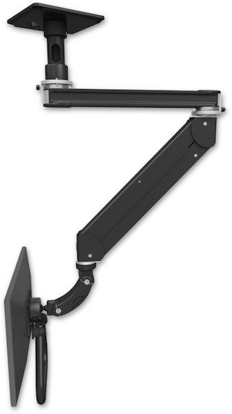 Thumbnail: ICW Titan Elite Ceiling LCD Mount - Quicklink with T2 Arm - 5" Down Pole