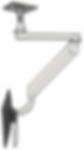 Thumbnail: ICW Titan Elite Ceiling LCD Mount - Quicklink with T2 Arm - 5" Down Pole