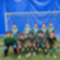 Child soccer players laughing togather