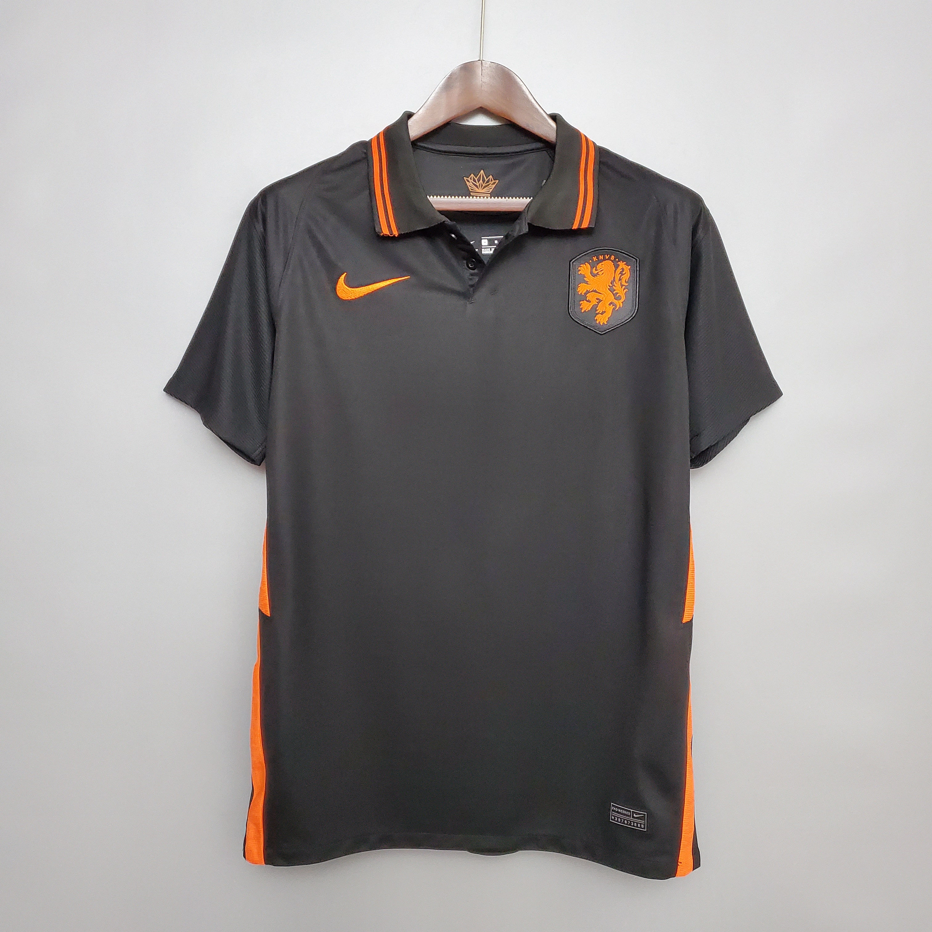 Camisa da Seleção da Holanda 2021 preta