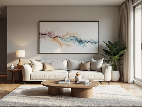 Personalize Your Home with Custom Abstract Artwork